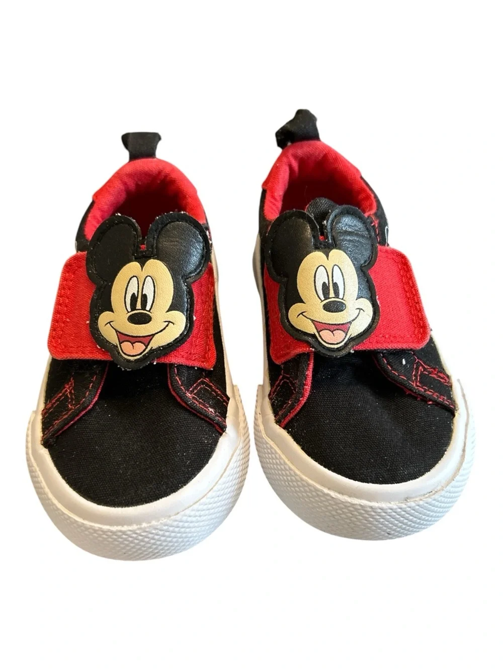 Disney Junior Mickey Mouse & Donald Duck Toddler Sneakers Hook & Loop Size 5
